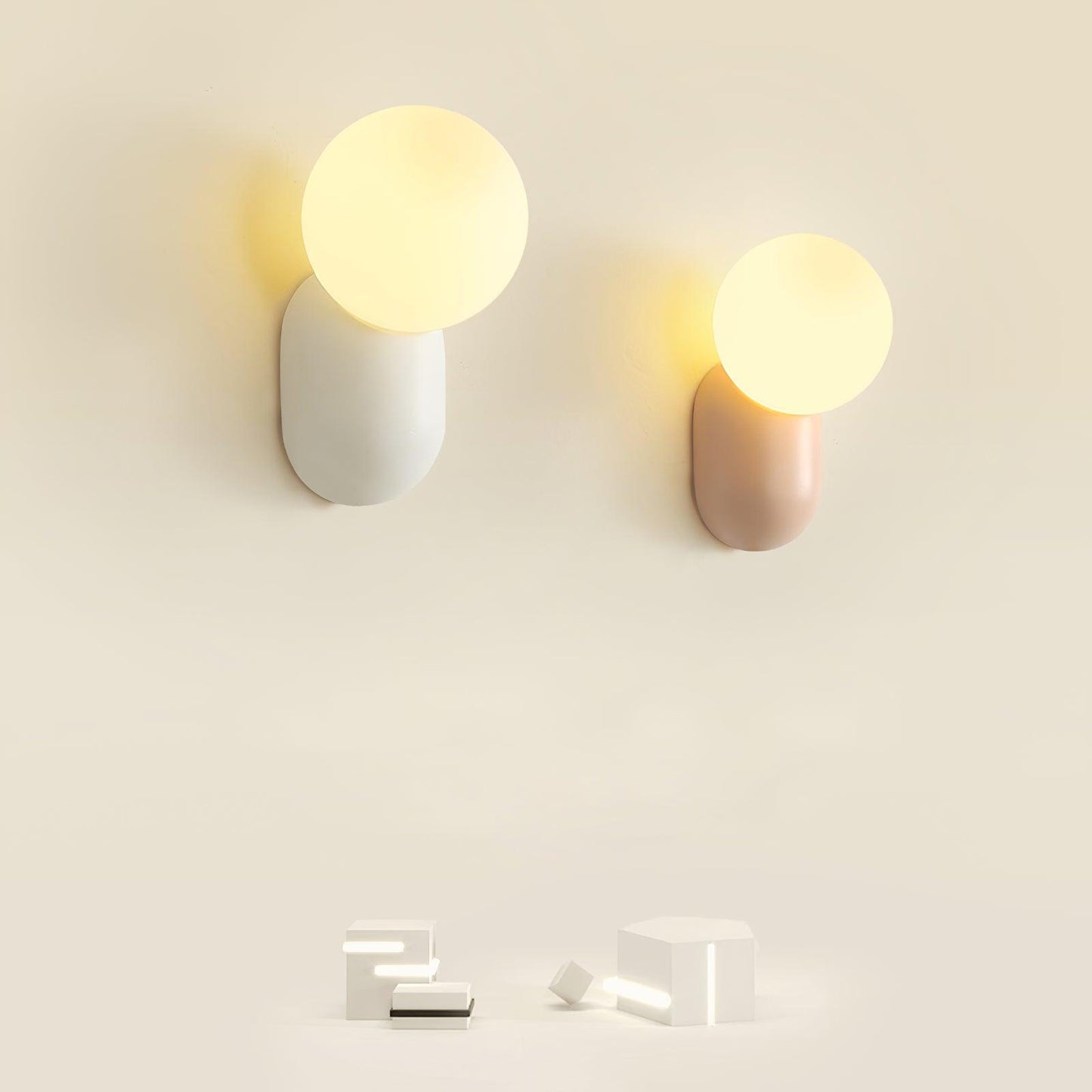 Stylish LED Resin Wall Light