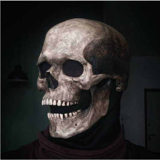 Spooky Skull Jaw Dark Costume Accessory