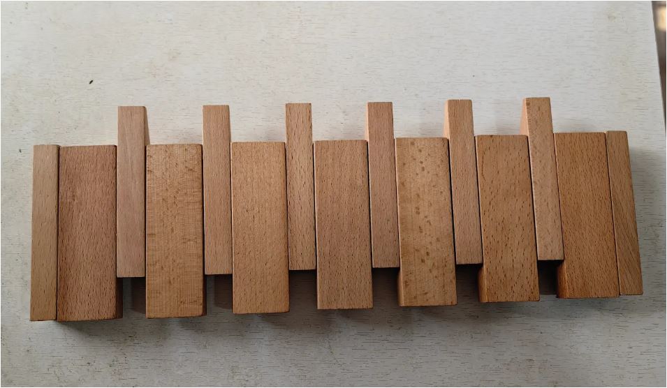 Space Saving Wooden Wall Mount Flip Hook Rack