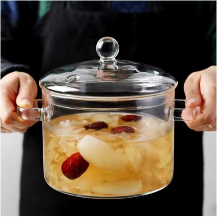 Durable Glass Stovetop Cooking Pot - Cofik