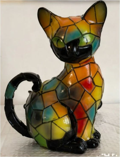 Colorful Cat Table Lamp with LED Light