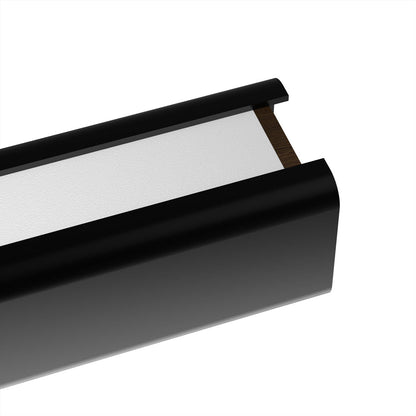 Sleek Metal Wood Linear Dining Kitchen Pendant Lamp