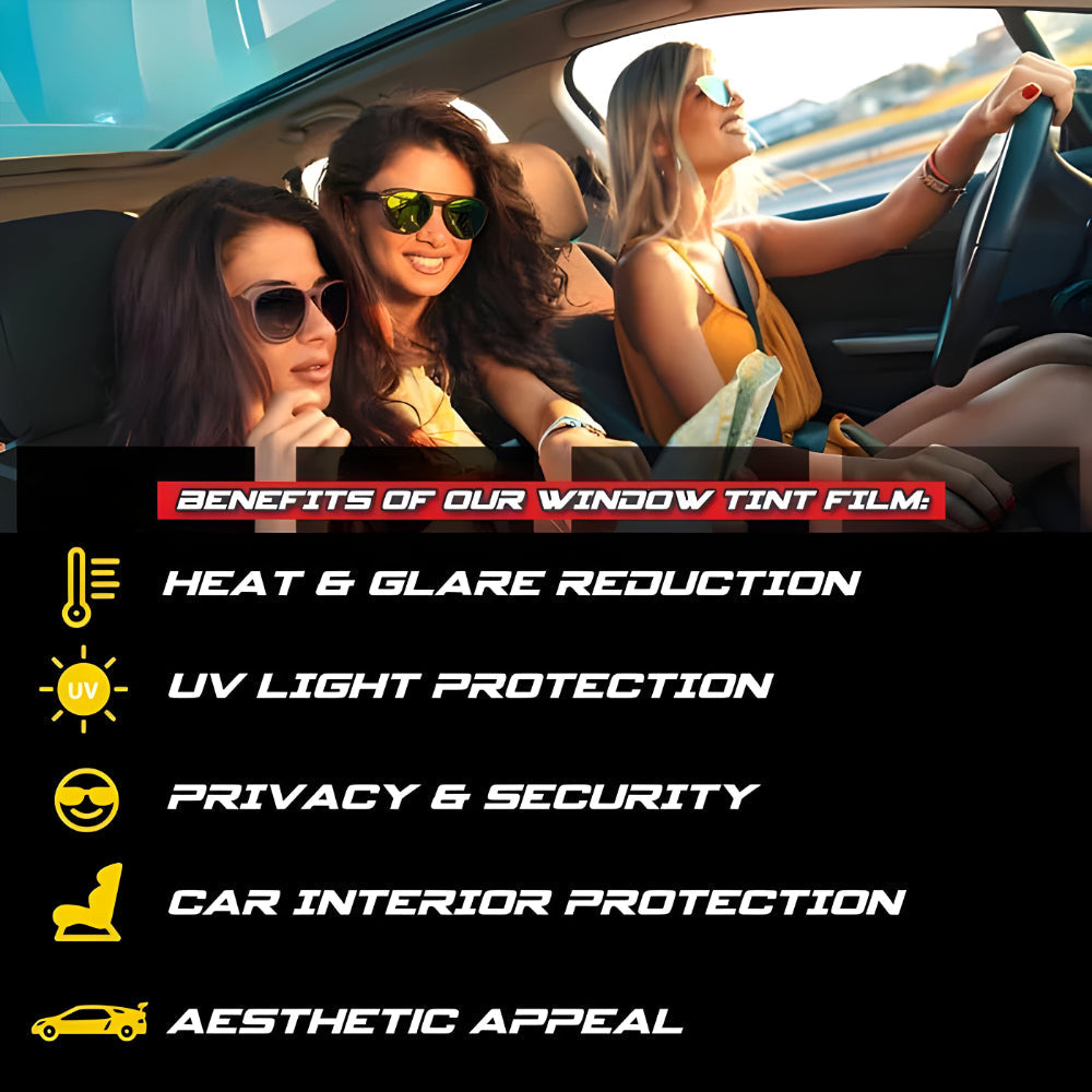 Premium Car Window Tint UV Sunshade Film