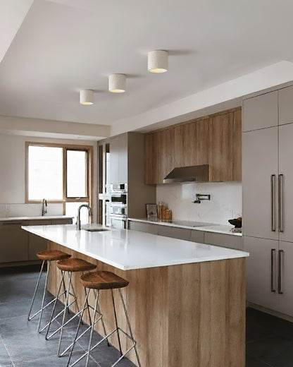 Compact LED Kitchen Ceiling Light Set of 2