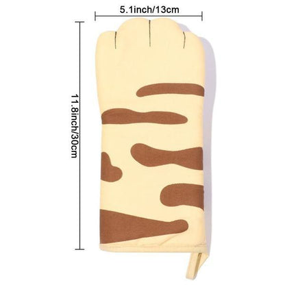 Cute Kitty Heat Resistant Oven Mitts