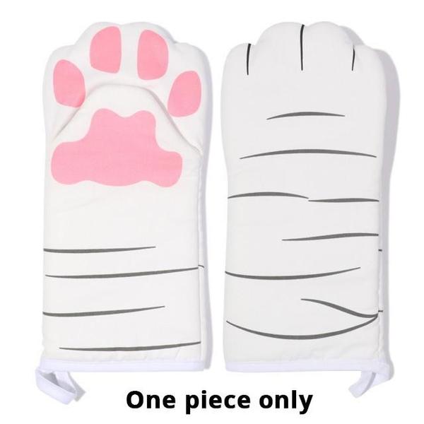 Cute Kitty Heat Resistant Oven Mitts