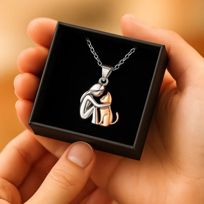 Beautiful Embrace Pendant Necklace Fashion Jewelry