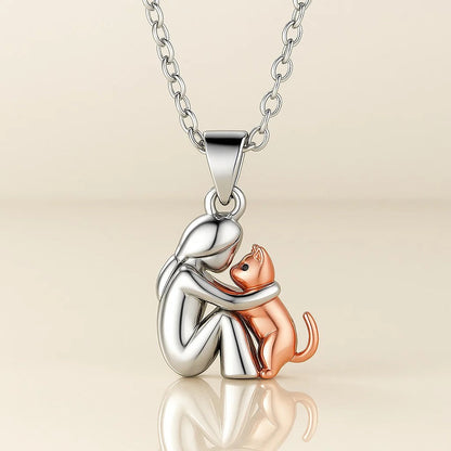 Beautiful Embrace Pendant Necklace Fashion Jewelry