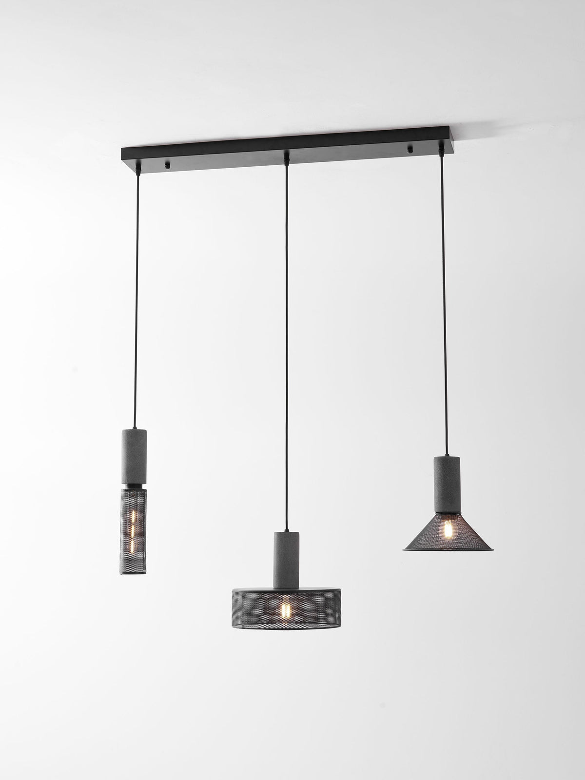 Modern Metal Pendant Light Adjustable Ceiling Fixture