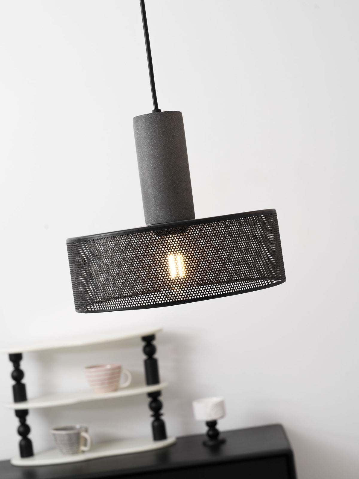 Modern Metal Pendant Light Adjustable Ceiling Fixture