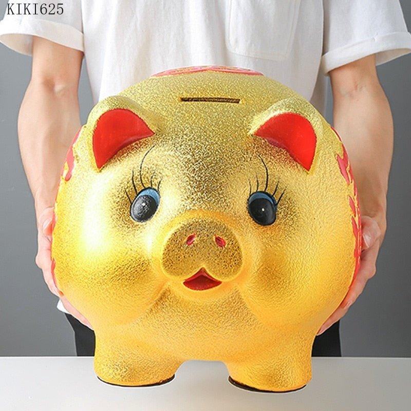 Big Ceramic Piggy Bank Kids Money Box