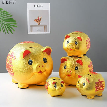 Big Ceramic Piggy Bank Kids Money Box