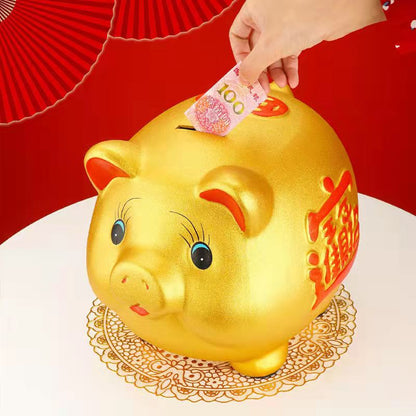Big Ceramic Piggy Bank Kids Money Box