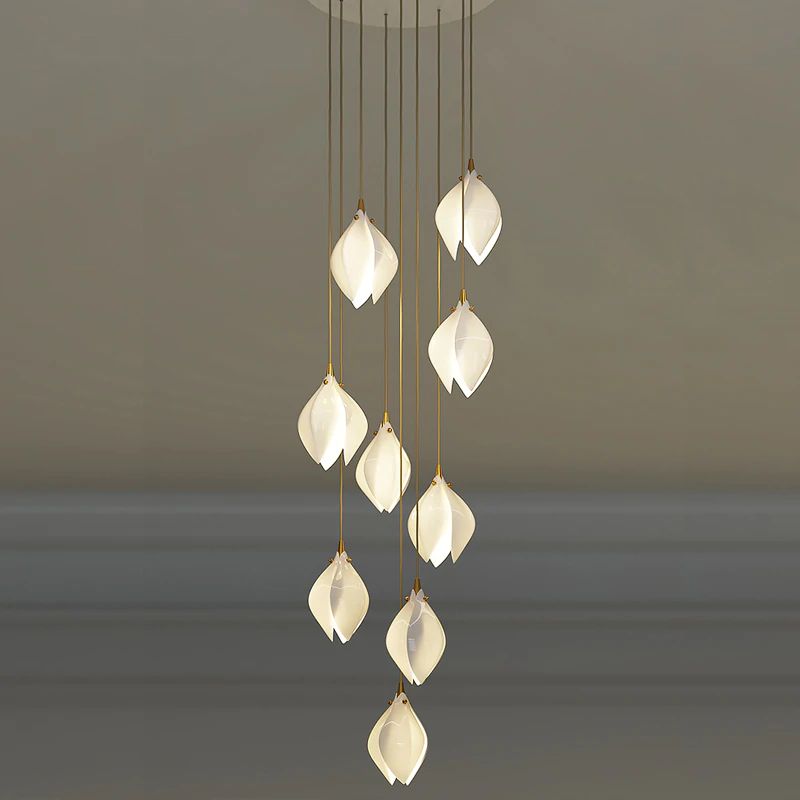 Elegant White Hanging Pendant Lamp