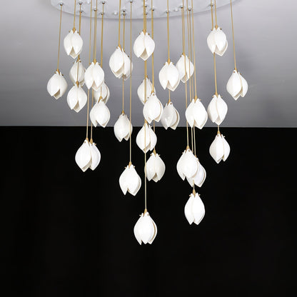 Elegant White Hanging Pendant Lamp