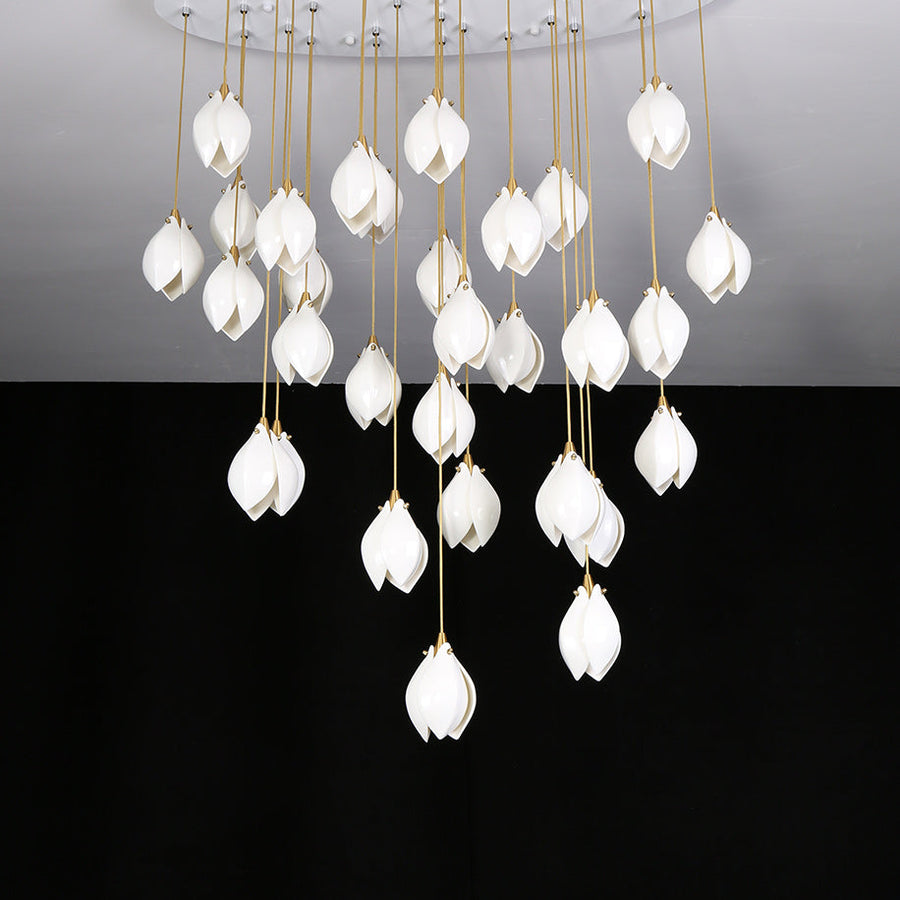 Elegant White Hanging Pendant Lamp