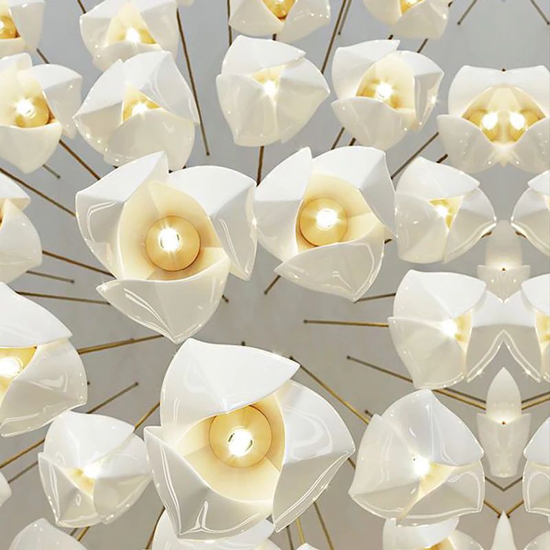 Elegant White Hanging Pendant Lamp