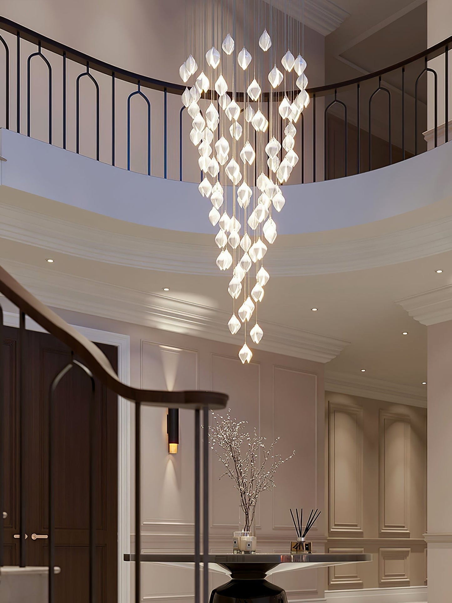 Elegant White Hanging Pendant Lamp
