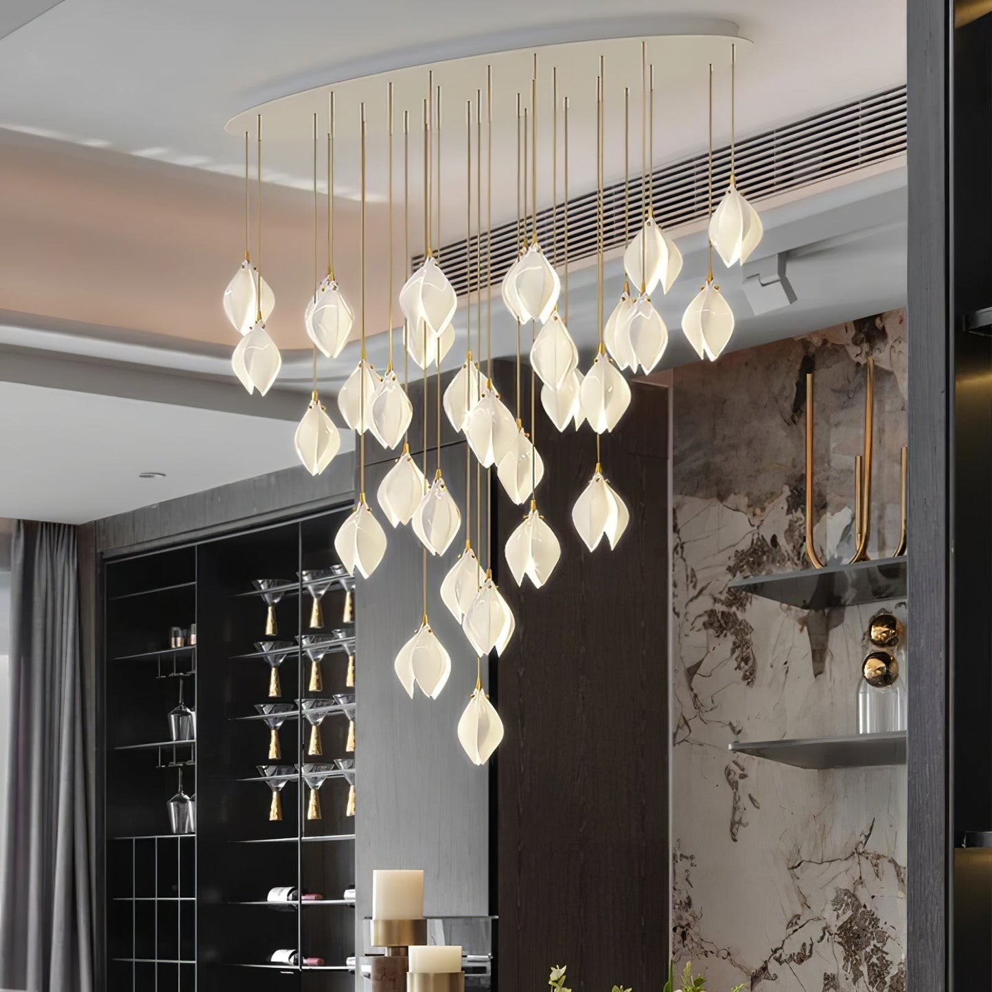 Elegant White Hanging Pendant Lamp