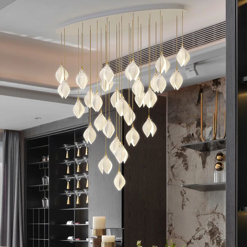 Elegant White Hanging Pendant Lamp