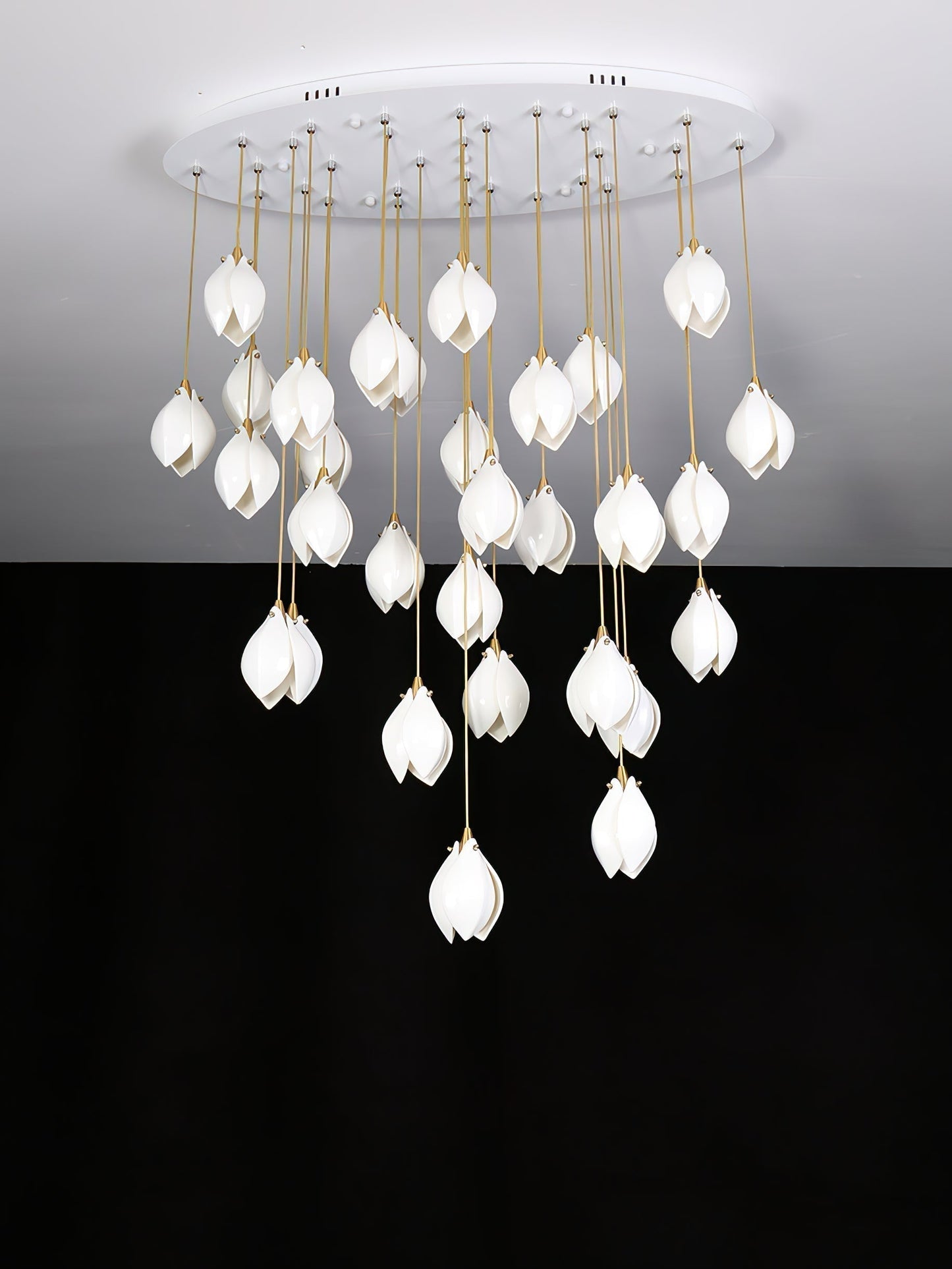 Elegant White Hanging Pendant Lamp