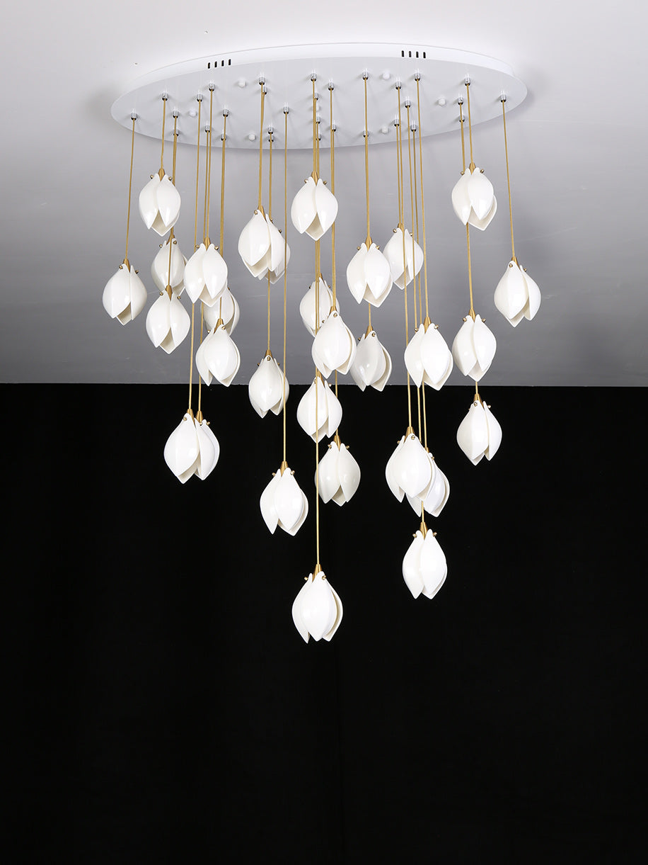 Elegant White Hanging Pendant Lamp