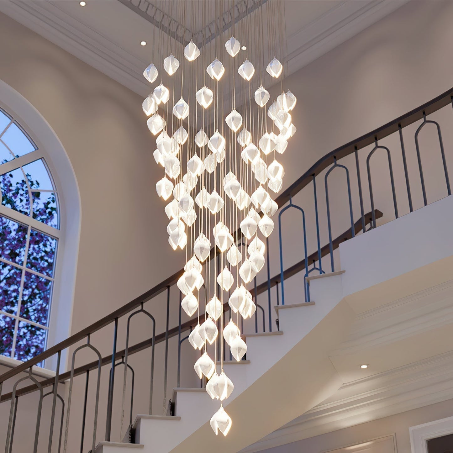 Elegant White Hanging Pendant Lamp