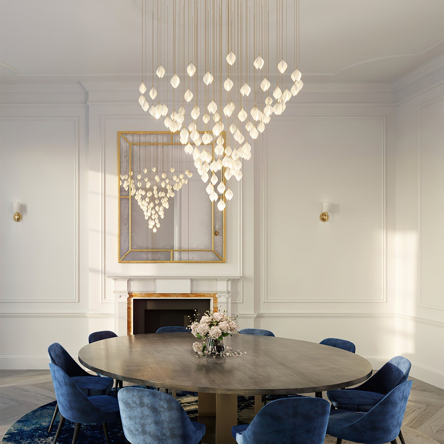 Elegant White Hanging Pendant Lamp - Cofik