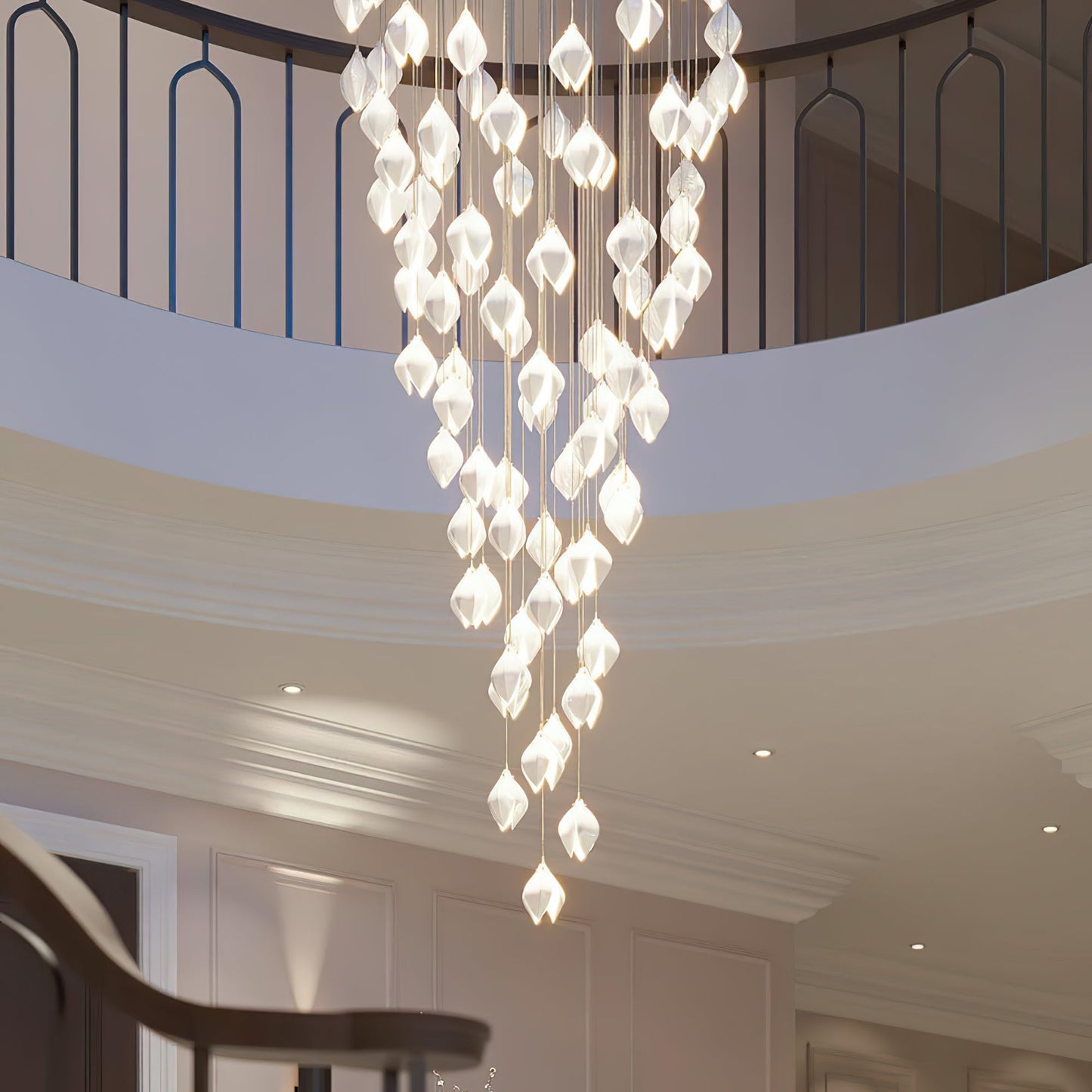 Elegant White Hanging Pendant Lamp