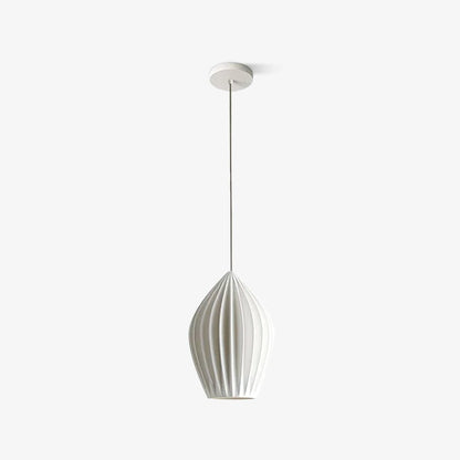 Textured Hanging Ceramic Pendant Light Fixture