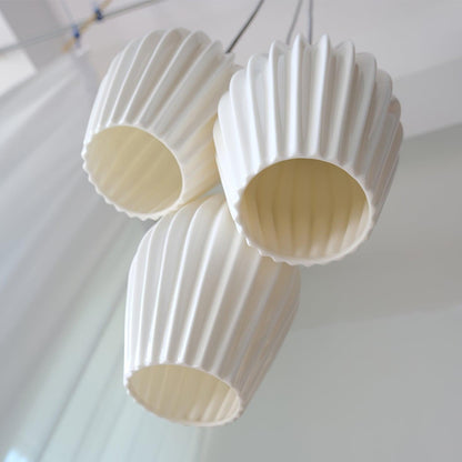 Textured Hanging Ceramic Pendant Light Fixture