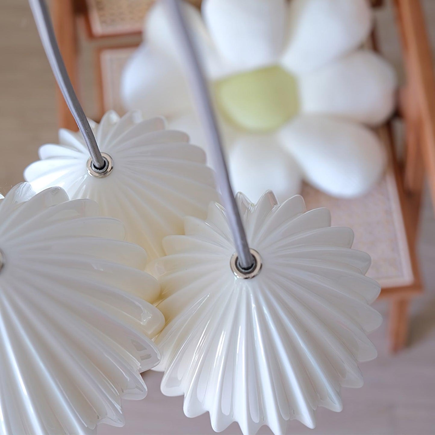 Textured Hanging Ceramic Pendant Light Fixture