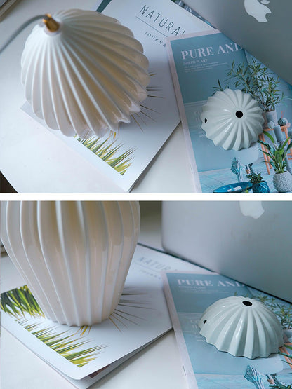 Textured Hanging Ceramic Pendant Light Fixture
