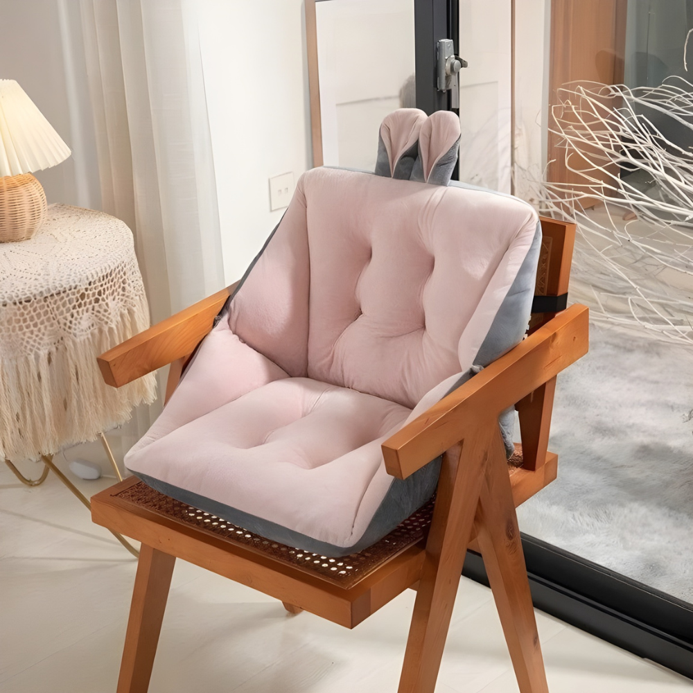 Plush Comfortable Seat Cushion Back Support