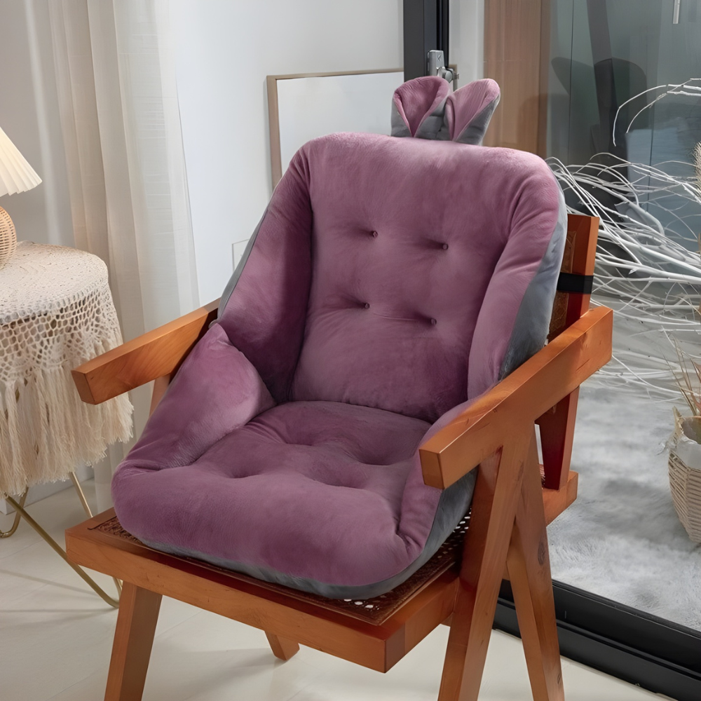 Plush Comfortable Seat Cushion Back Support