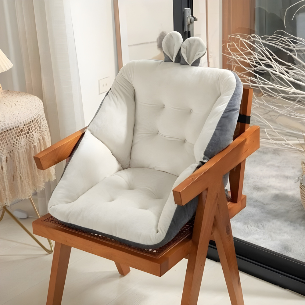 Plush Comfortable Seat Cushion Back Support