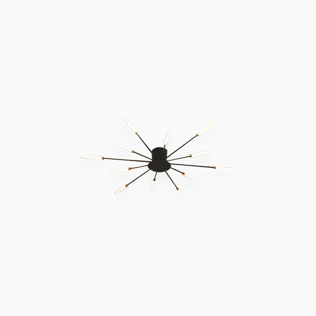 Sleek LED Semi Flush Mount Ceiling Light Fixture - Cofik
