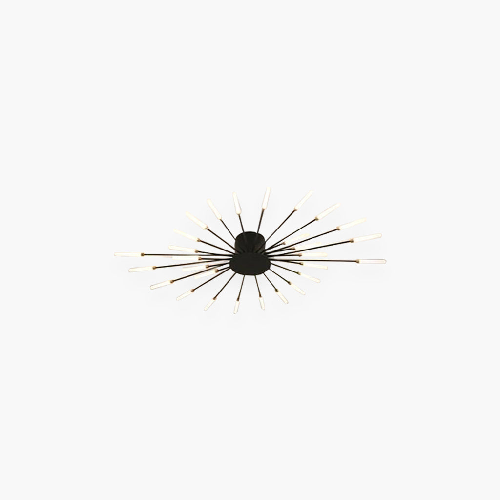 Sleek LED Semi Flush Mount Ceiling Light Fixture