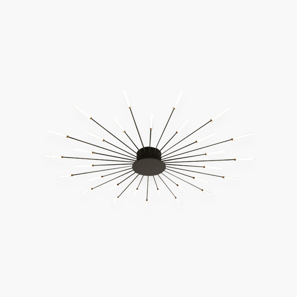 Sleek LED Semi Flush Mount Ceiling Light Fixture