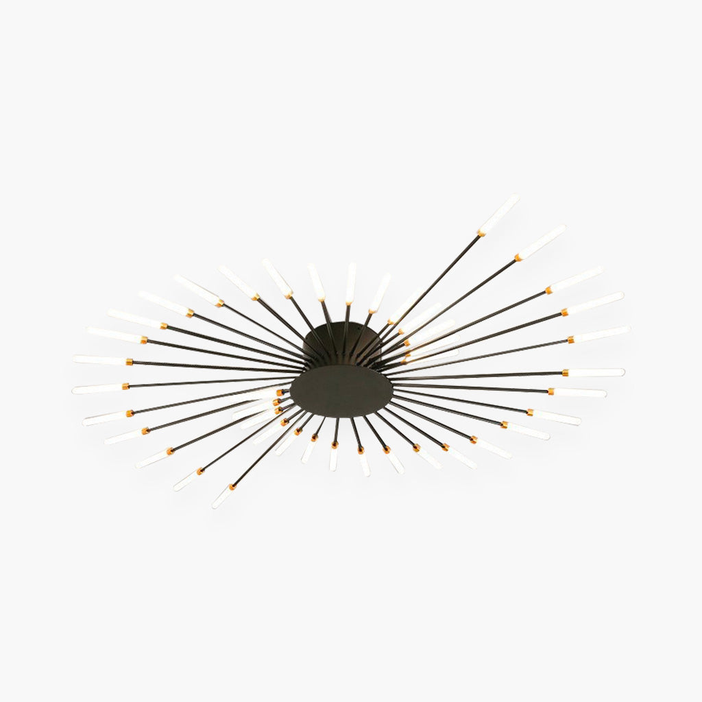Sleek LED Semi Flush Mount Ceiling Light Fixture