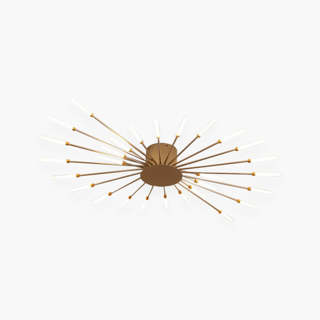 Sleek LED Semi Flush Mount Ceiling Light Fixture