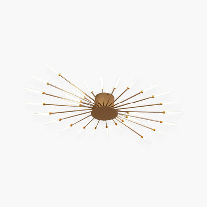 Sleek LED Semi Flush Mount Ceiling Light Fixture
