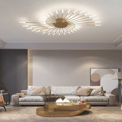 Sleek LED Semi Flush Mount Ceiling Light Fixture