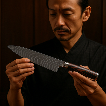 Premium Stainless Steel Cooking Knife - 8 Inch