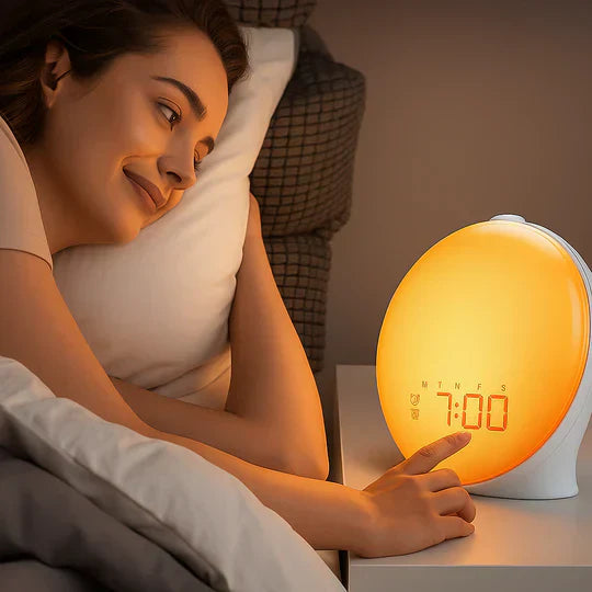 Smart Wake Up Clock with Simulated Sunrise - Cofik