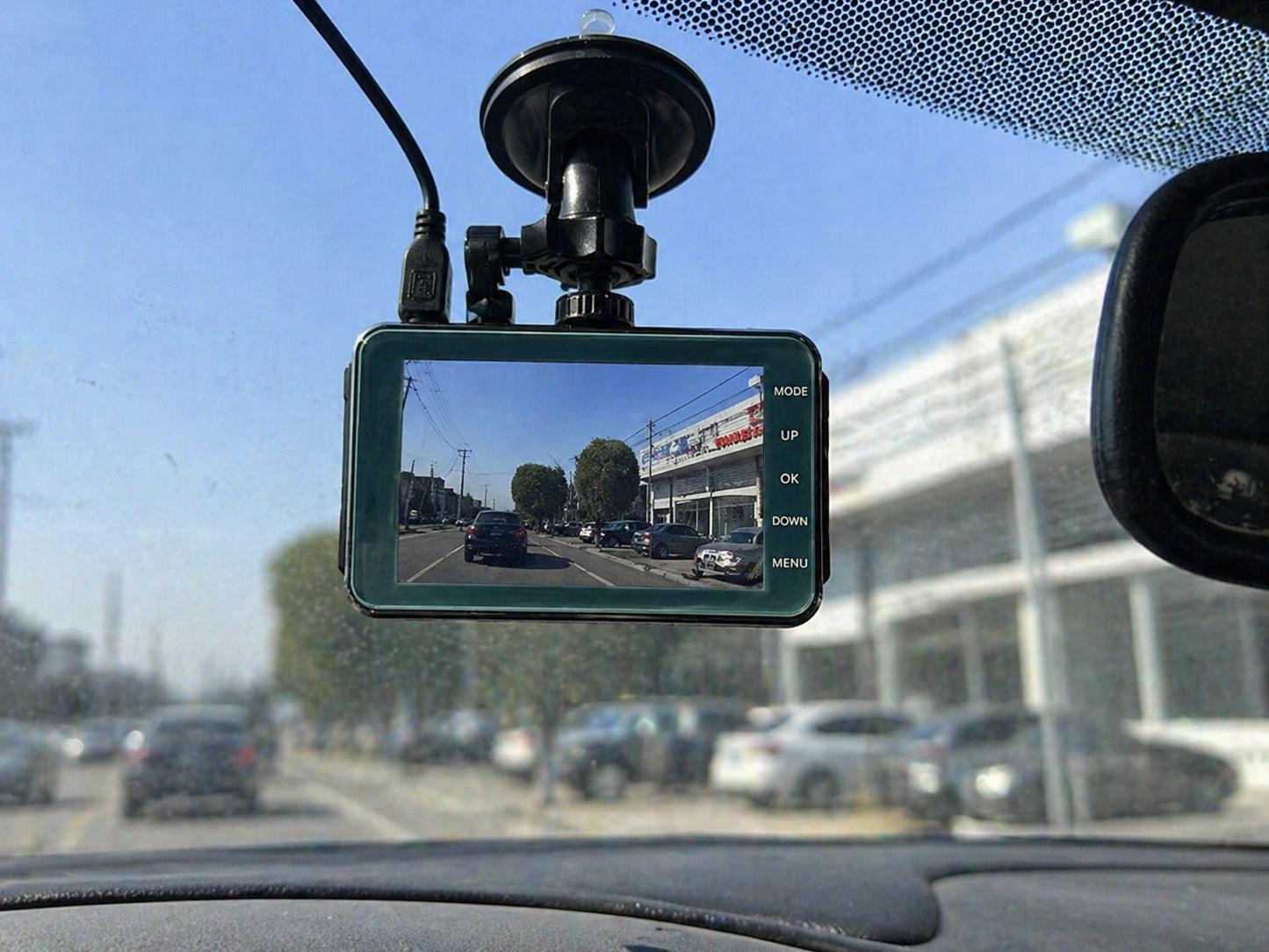 Dual Lens Car Dash Cam with Night Vision