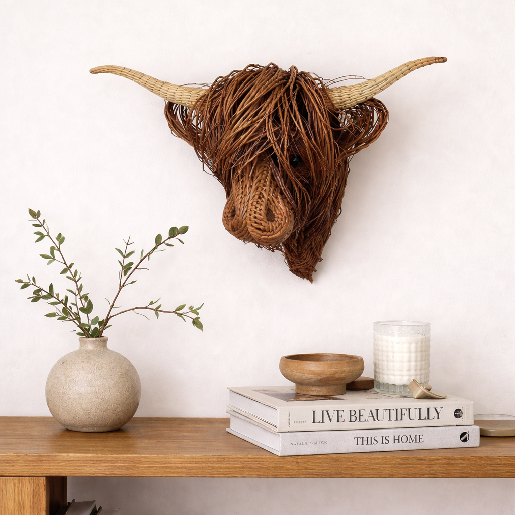 Farm Fresh Cow Metal Wall Art Bowie - Cofik