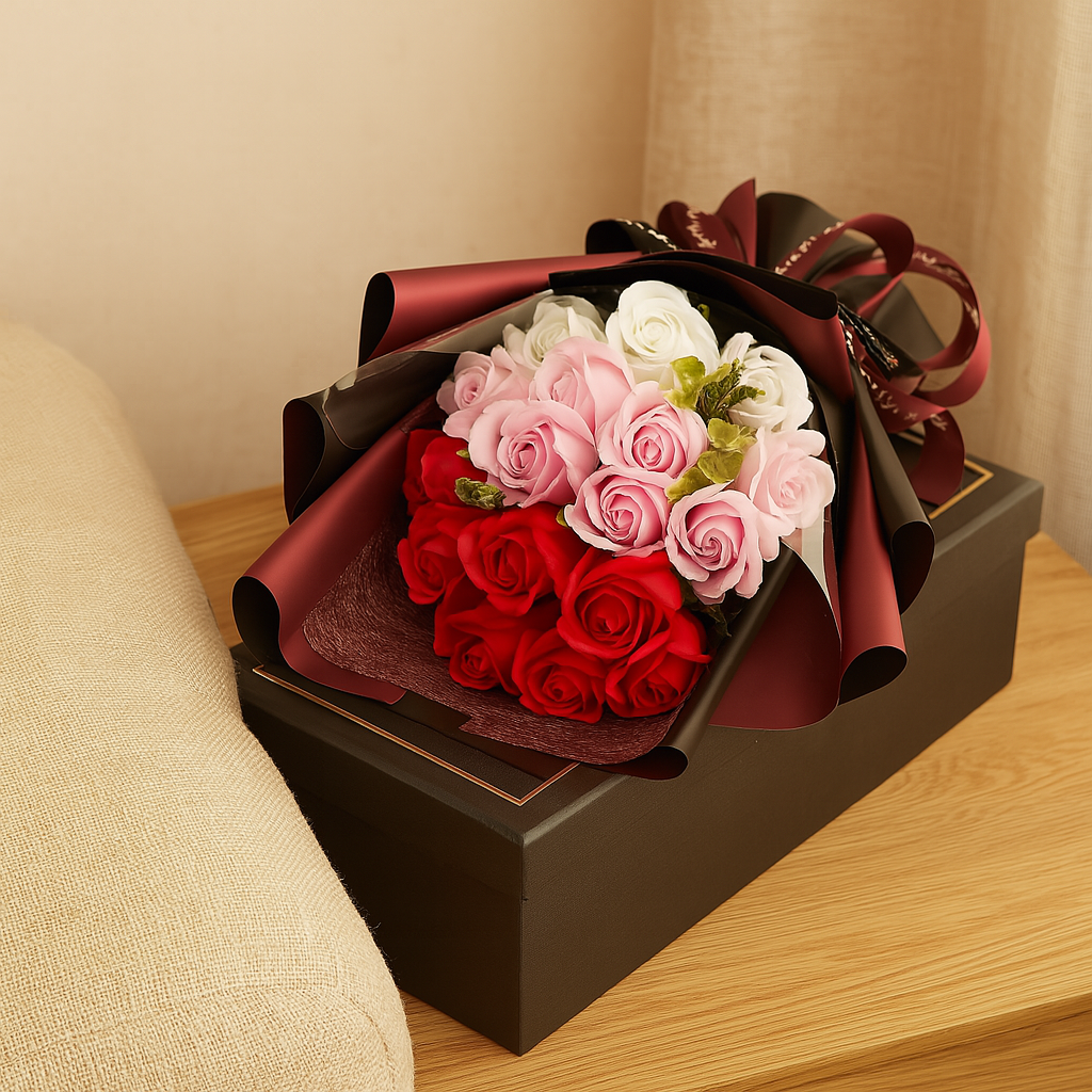 Lovely Rose Scented Soap Gift Set