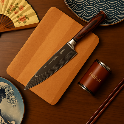 Premium Stainless Steel Cooking Knife - 8 Inch