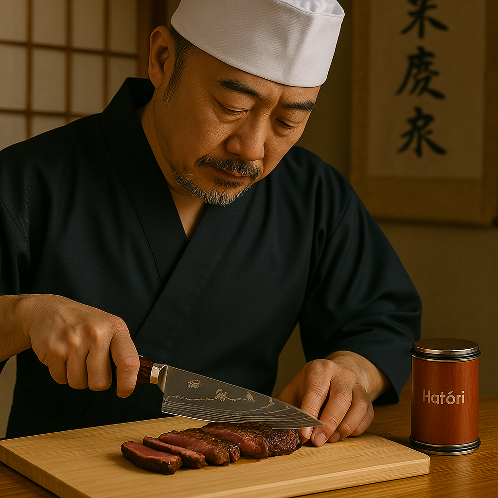 Premium Stainless Steel Cooking Knife - 8 Inch